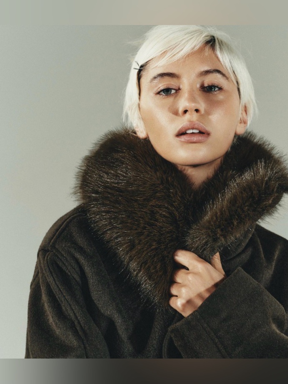 Zara Wool Blend Belted Coat